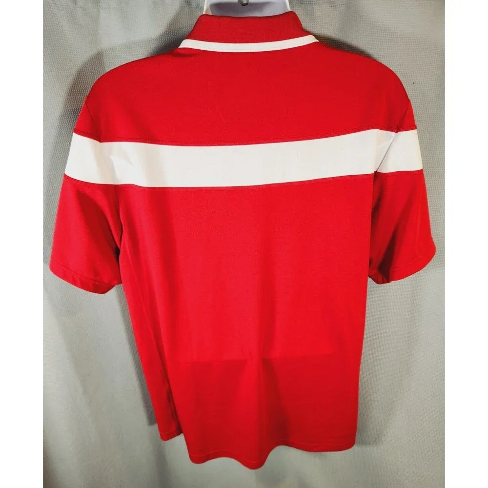 Wisconsin‎ Badgers Climate Polo Shirt Adidas Climalite XL Red